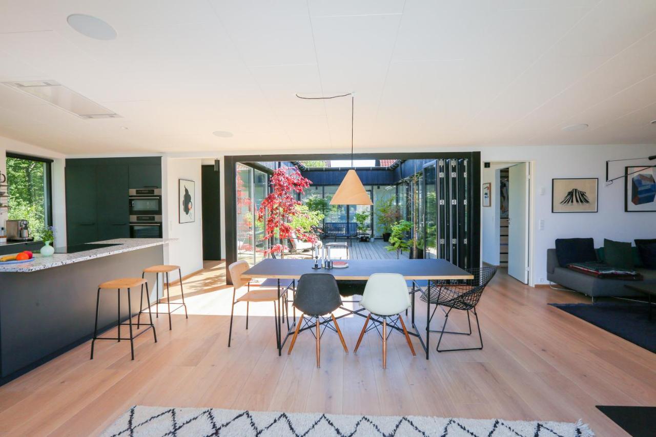 Modern Architecture Atrium House Villa Копенхаген Екстериор снимка